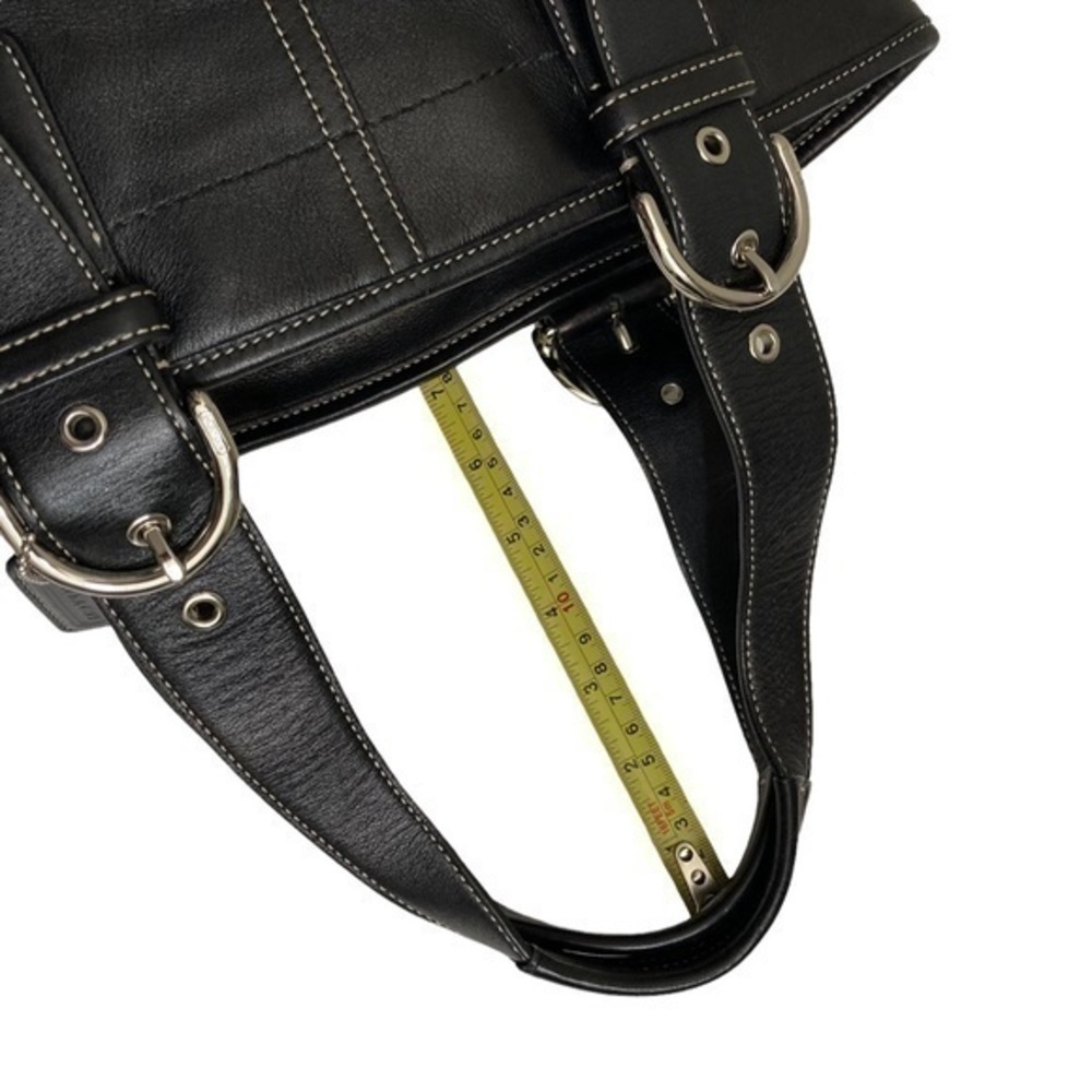 Coach vintage black leather soho tote bag - Picture 5 of 12